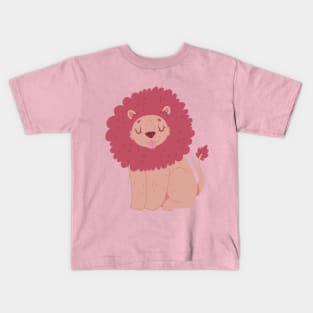 Pink Lion Kids T-Shirt